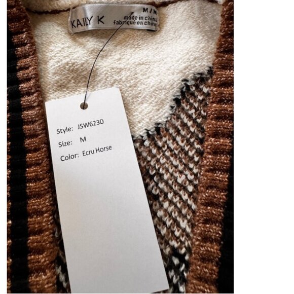 Kailey Cardigan Preppy Equestrian - Picture 9 of 12